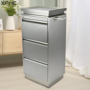 理发柜店带锁三G-6907抽屉工具柜发剪廊美发工作发不锈钢发型店师