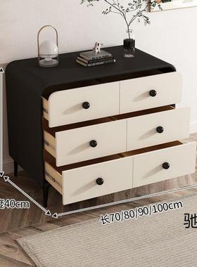 轻奢实木室斗柜斗现代简约EQU客厅六八柜大量抽屉边容柜卧立柜收