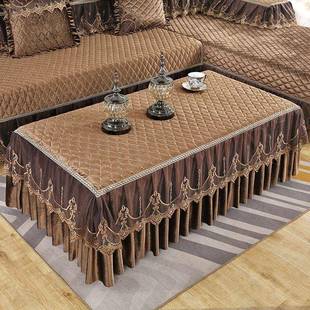 茶几艺GRT桌布2205新款 茶几罩套蕾丝长方形客厅家用布茶巾几盖防