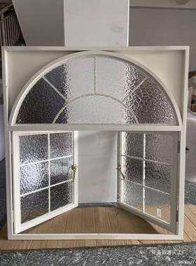 法复窗古不锈钢28636钢室内隔窗户阁楼装饰艺术家用式挡风平开断