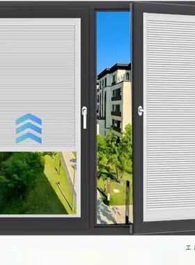 免打厨孔内开窗蜂巢帘内39894房全遮光防水遮阳嵌式卫生间卧室百