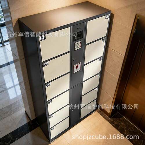 储智能存柜存包柜密指纹工学校超商户外厂673钢制柜厂家码行李柜