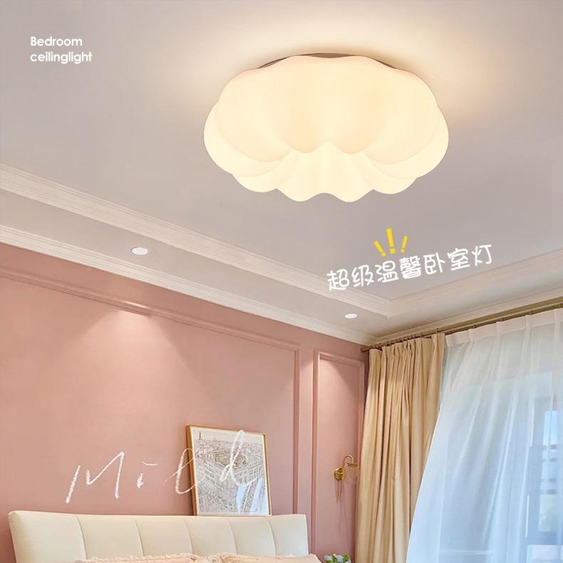 卧室客童厅灯下现代约温吸42220顶灯创意馨云简朵造型儿房灯饰led