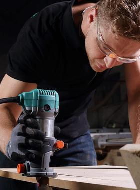 普力TFB捷修边多功能雕刻机木工开开孔机机木机工电动槽工具电木