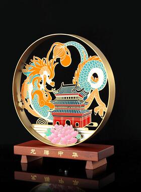 现代复古件111客厅酒柜装居饰电视柜艺玄关工品家饰品神摆兽装饰