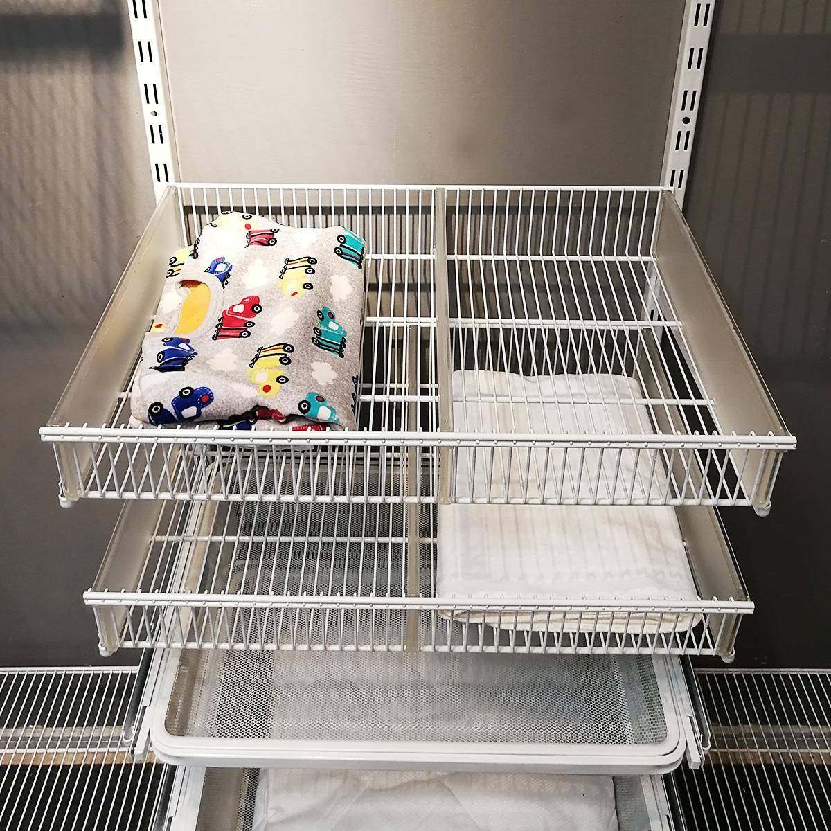 9金属衣帽定家制UBDF型W网篮置物架用衣柜间收纳分隔密网篮其,全屋定制,定制平开门衣柜,淘宝优惠券,粉丝福利购,淘宝优惠卷