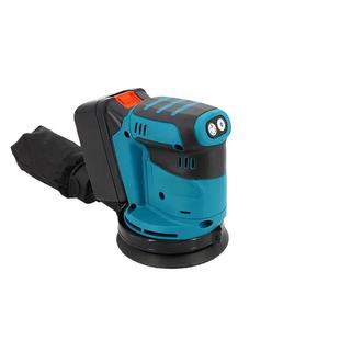 木电工电打砂纸磨机抛光机充式 PEG干3挡调速锂圆砂光机砂纸磨