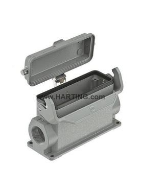 HARIG哈丁093002229N7单扣加高款表面安装SFX带防4尘盖2PG21底T座