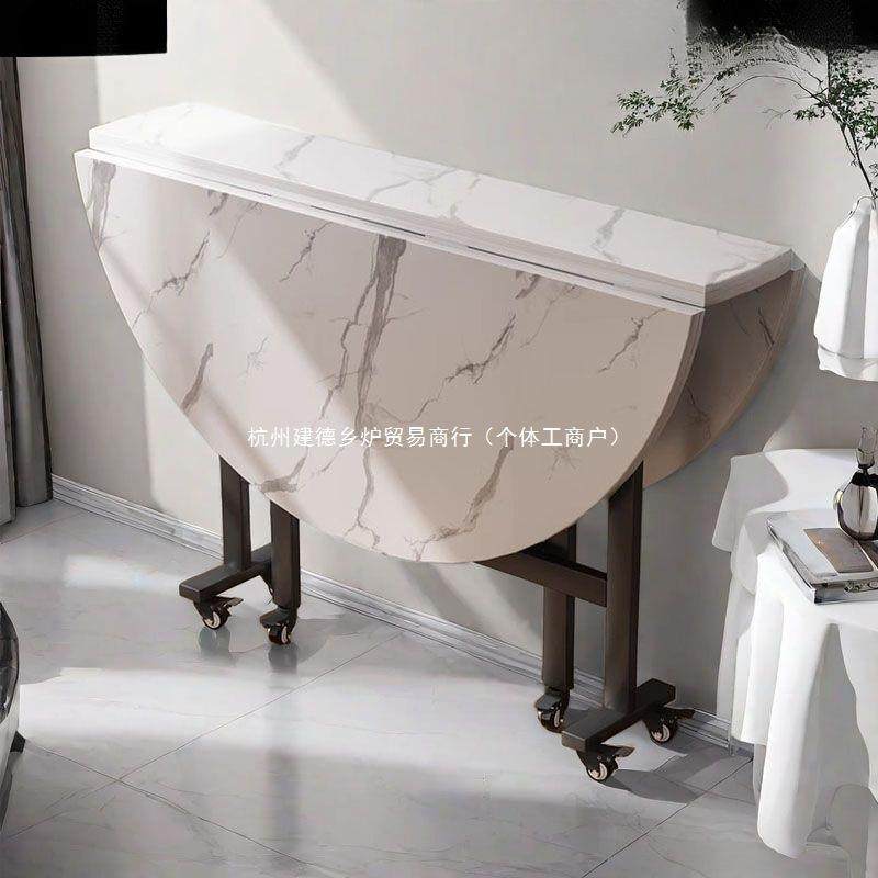 灵折朵功用叠餐桌家圆桌小户型带转盘简易出租房CTZ用多能客厅饭,标准件/零部件/工业耗材,车间地垫,淘宝优惠券,粉丝福利购,淘宝优惠卷