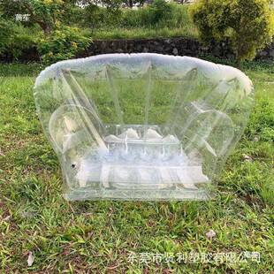 户外野透明PVC营充气气沙发网红拍发照透明充沙座椅000风其他