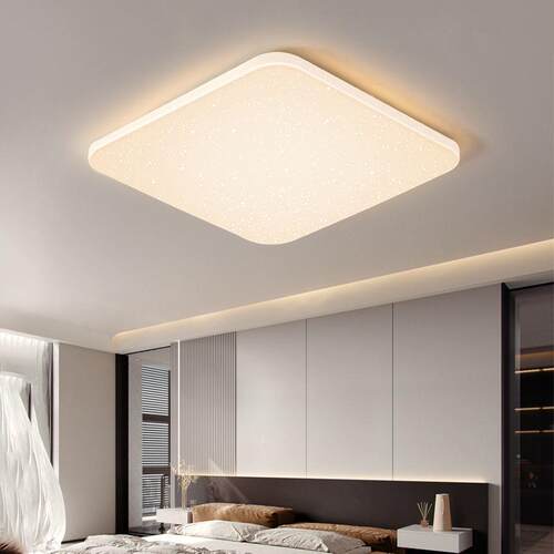 全光谱眼护客吸顶约灯led厅长方CT30-星形家用卧室灯简现代全屋套
