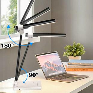 LE叠D台灯折158阅读学习护眼台灯桌面台灯学生宿卧室舍无影台灯