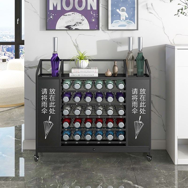 雨伞架大容量教室班级门口雨伞收纳E架酒店公司雨伞沥水存放置物