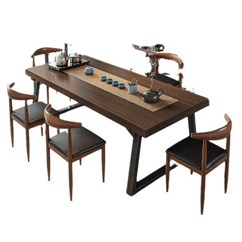 茶桌椅组合小户型简约茶几客厅家用阳台茶桌茶台新中式大板泡茶桌