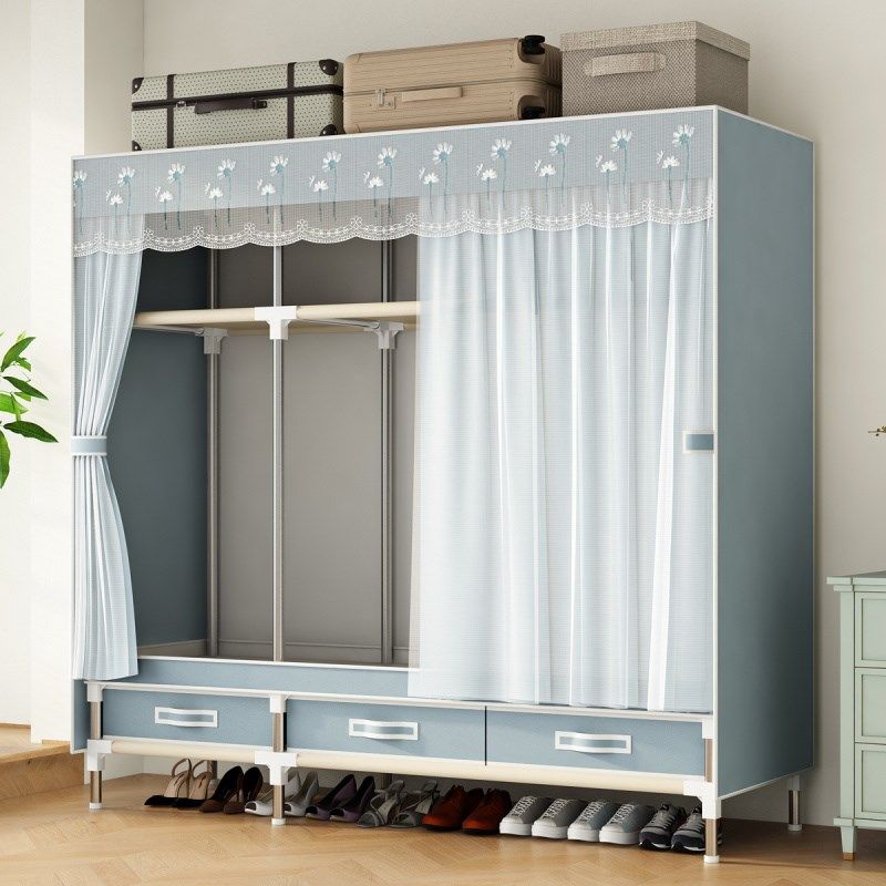 衣柜简易布衣柜女生女神出租房用带抽屉组装家用卧室收纳衣橱柜子,住宅家具,自由组合衣柜,淘宝优惠券,粉丝福利购,淘宝优惠卷