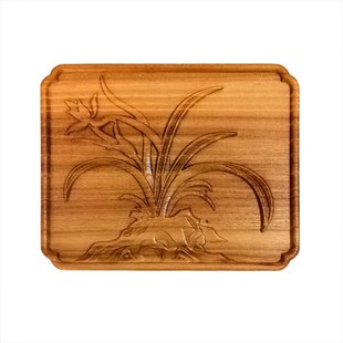 兰花兰草榆木雕刻木板画浮雕木雕花板中式家具木贴花中式壁挂木画