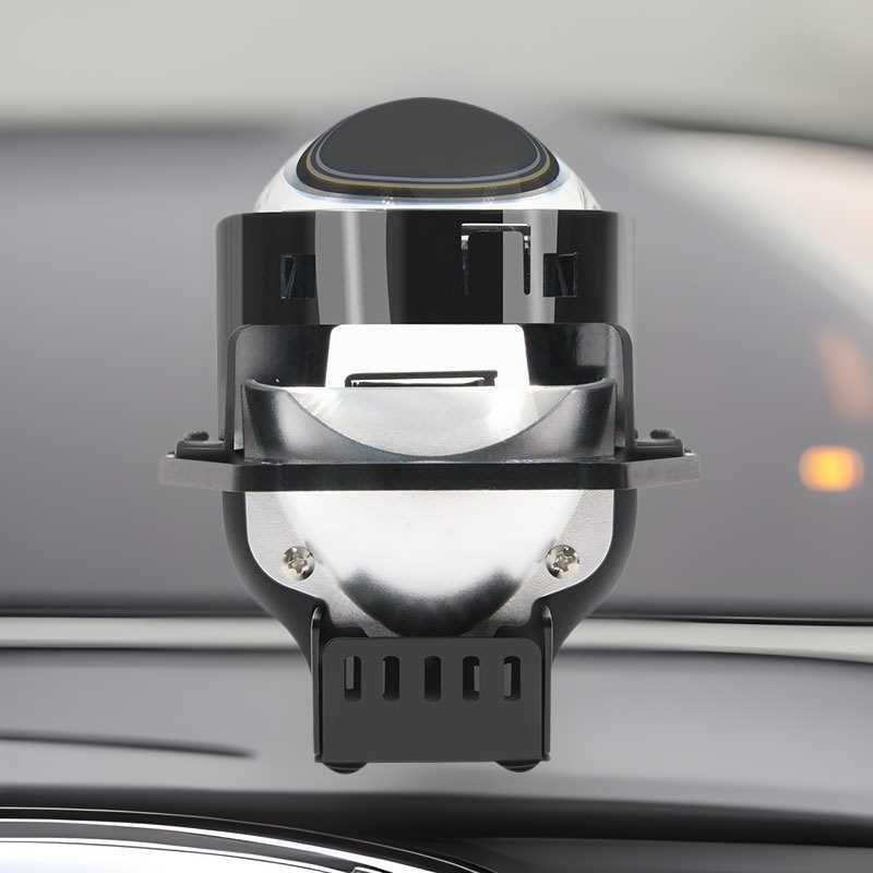 GS68LED双光透镜55W汽车led双光透镜大灯高亮聚光GS68双灯杯透镜