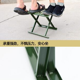 折叠凳折叠椅子便携户外小马扎凳结实刻字钓鱼小凳子板凳家用加厚