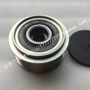 适用域虎3579全顺新世代v348柴油江铃驭胜s350发电机单向轮皮带轮