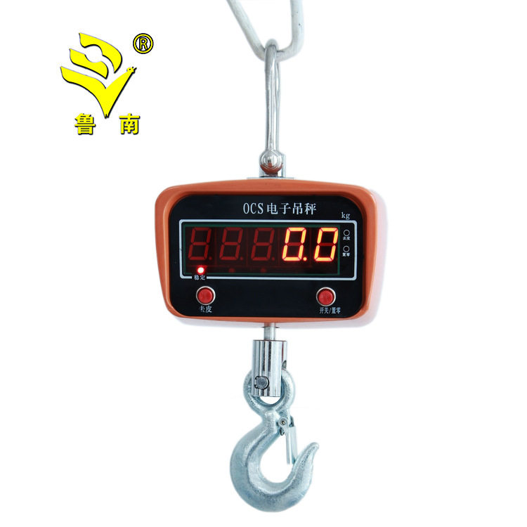 鲁南衡器厂 电子吊秤600kg/3t/5t/10t/30t无线吊钩秤 工业吊磅秤