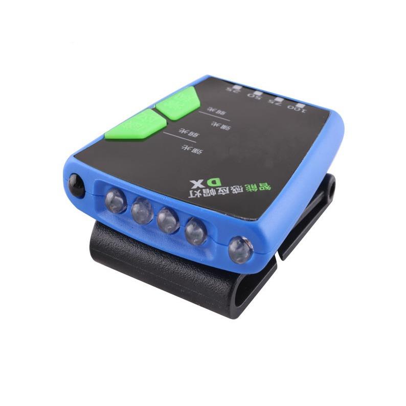 境款充电新DX-18感应帽灯 LE夹D灯钓鱼夜钓超亮头灯帽檐灯双感跨