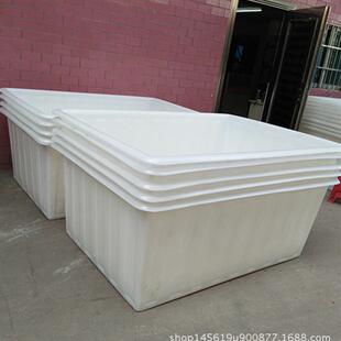 食品级易转水产养24.9.24鱼箱 耐撞周击塑料方针织料周面转形箱