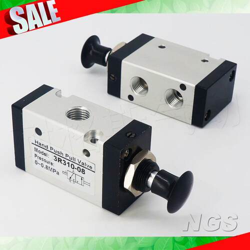 供应二位三通3R210-08气R动手拉阀30R210--08 331010 3R210-6