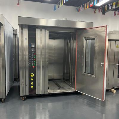 品烘焙3油2盘柴 油烤炉商用燃加热热食风旋转炉 推车KVR工业食品