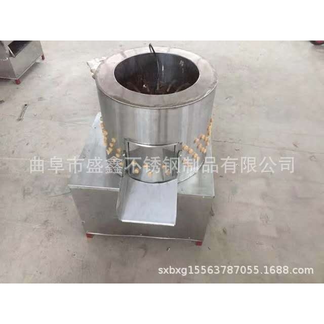 不锈钢家用鸽子鹌鹑小鸡雏鸟脱毛机毛蛋打皮机双轴双轮设计不伤皮