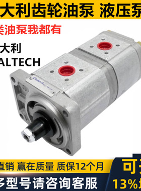 GALTECH液压齿轮油泵双联三联泵串泵马达2SPA8S 2gp 3GM POMPA