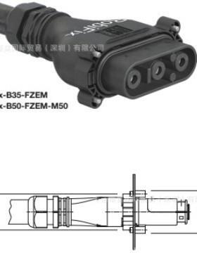 RobiFix-S35-FZEE-R点焊连接器电缆组合公头连接器