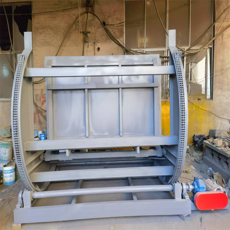 小型卷料360度翻板机 5吨石材家具板液压翻转机 出口装柜翻包机