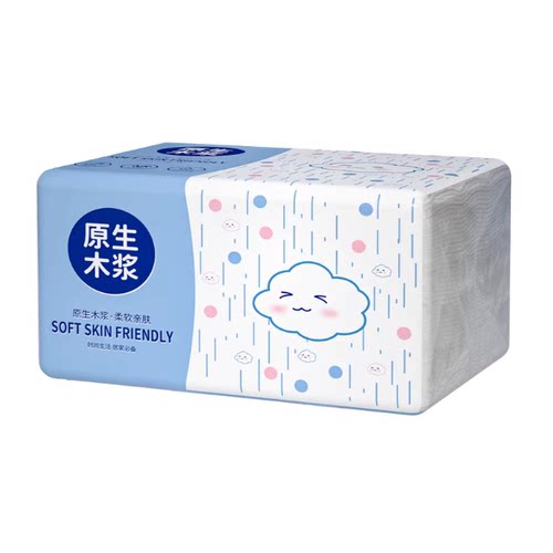 家用可擦手纸家庭装原木优质抽纸商用加量装大包加量大包工厂宿舍