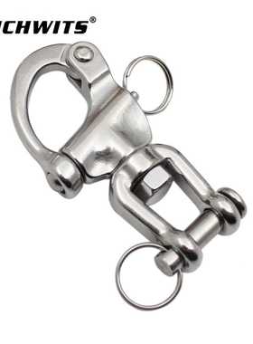 不锈钢304 316叉式旋转弹簧卸扣 snap shackle 快脱卸扣 手拉卸扣