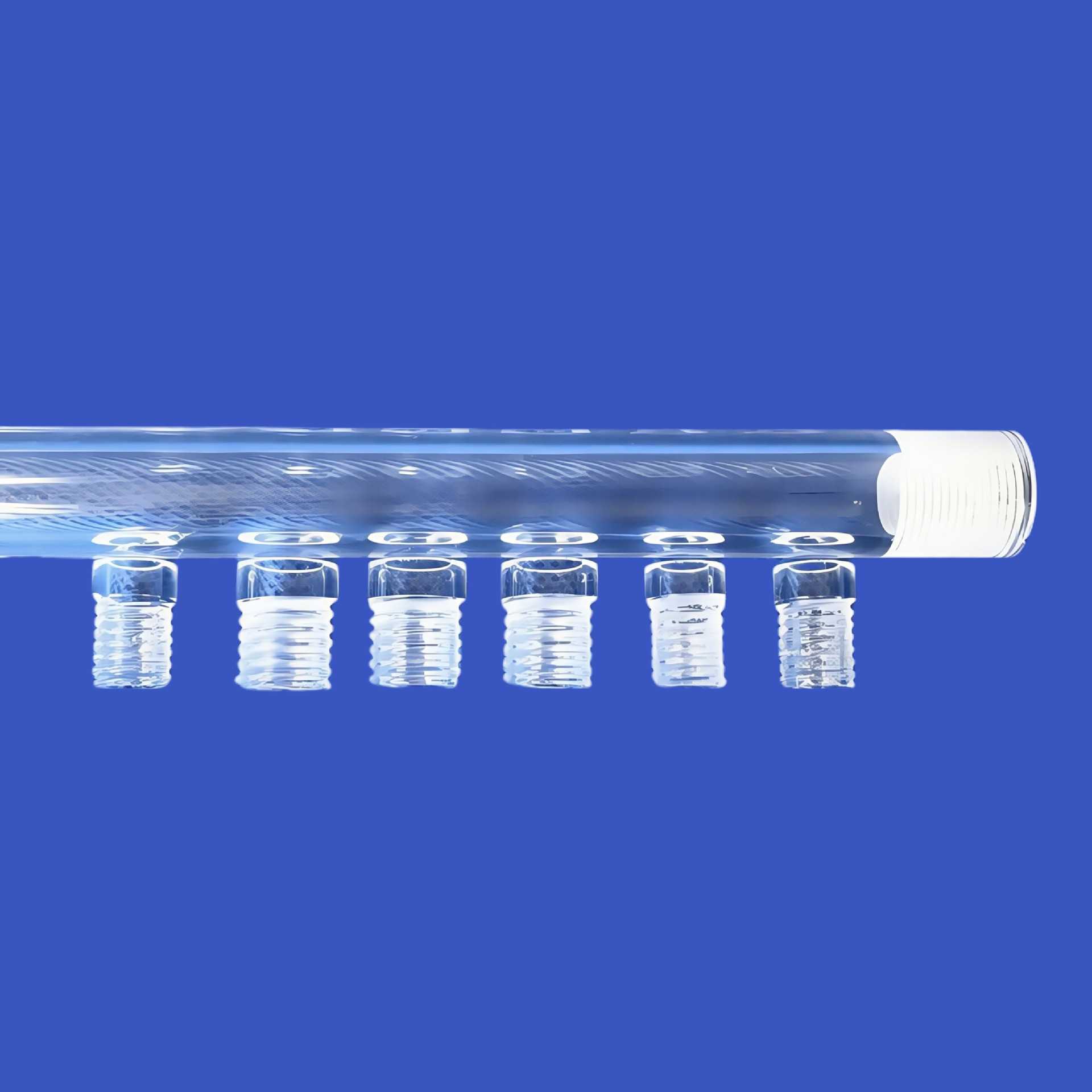 石英螺纹管3mm-400mm 羟基5ppm石英玻璃管石英弯管螺纹管台阶管