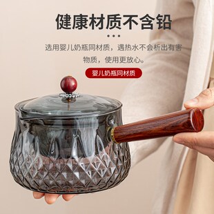 侧把玻璃茶壶家用耐高温电陶炉煮茶器过滤煮茶泡茶壶单壶功夫茶具