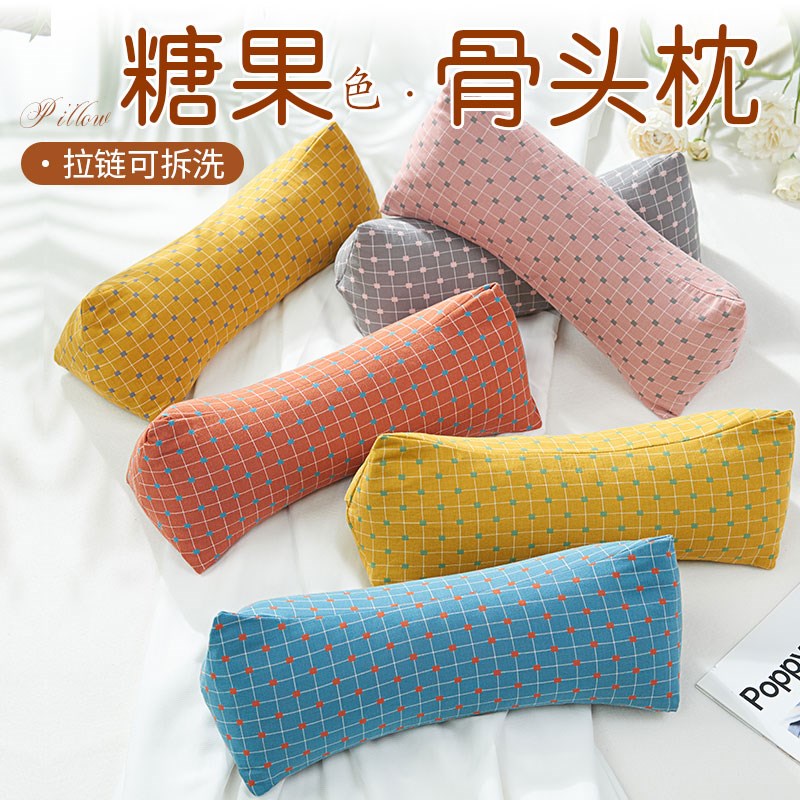 荞麦壳枕头荞麦枕颈椎枕硬枕家用支撑枕草本枕荞麦骨形枕头糖果枕
