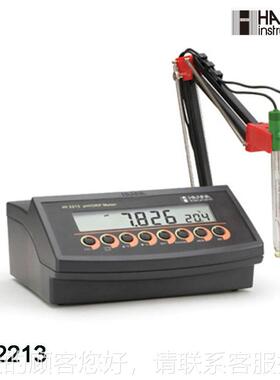 意量大利 HI213 实验室2灵活校准pH/RP测仪 pH测定仪HI2213 O检测