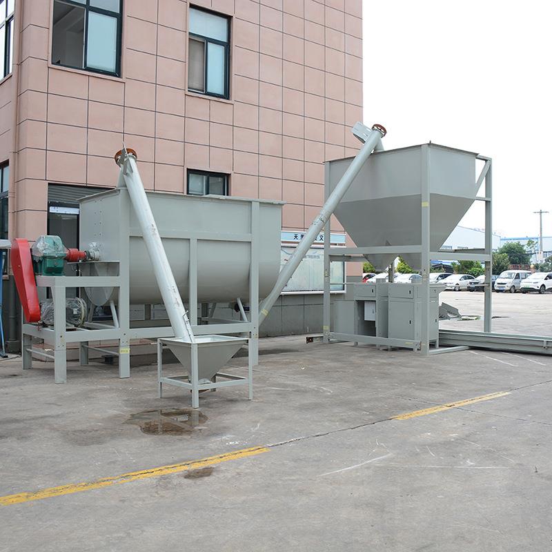 源头粉工设厂腻子搅拌备 干粉砂搅拌浆JB1000-2机 腻子灰搅拌输送