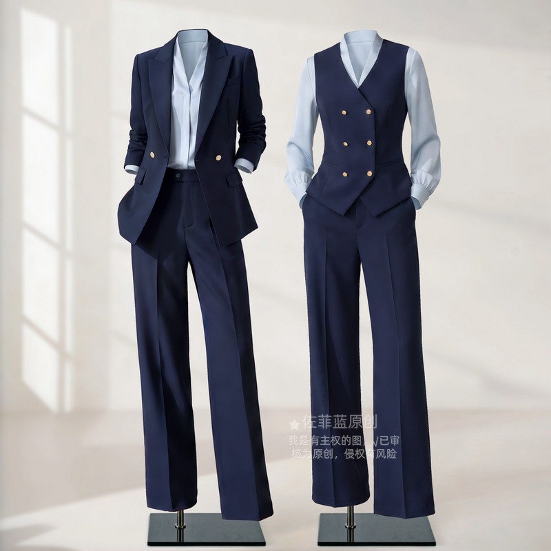 高知得体职业套装2026新款修身显瘦经理工作服又a又飒的西装外套