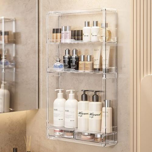 浴室转角置物架免打孔壁挂式收纳洗手间卫生间厕所洗漱台挂墙架子