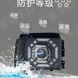 适配五十铃500P 100灯 700P巨咖庆铃铃咖改装 LED超亮前大灯KV600