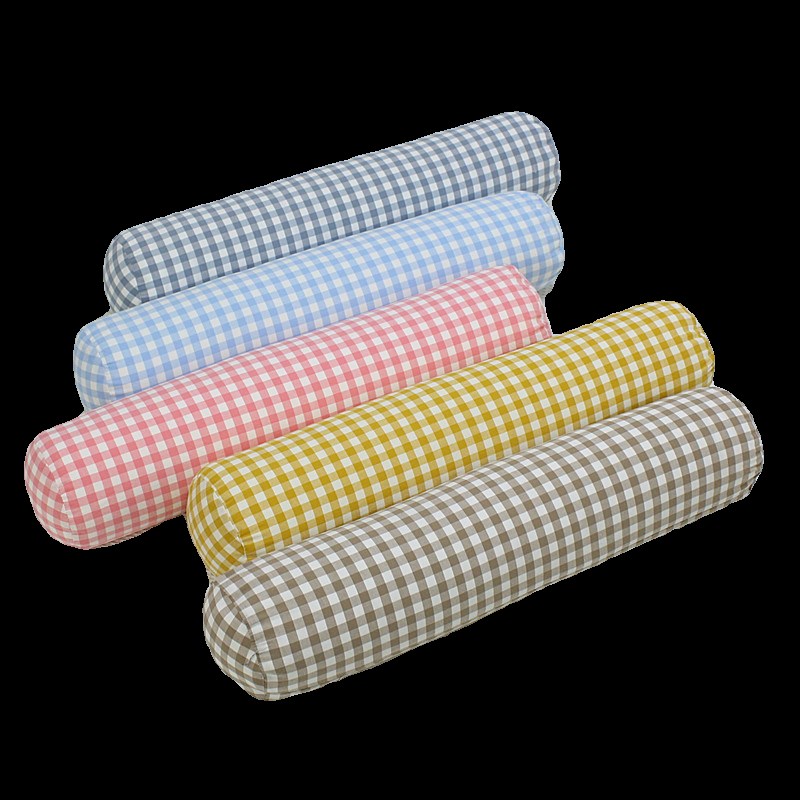 全棉水洗棉圆柱枕颈椎枕抱枕套a类棉布亲肤长条枕外套不含芯