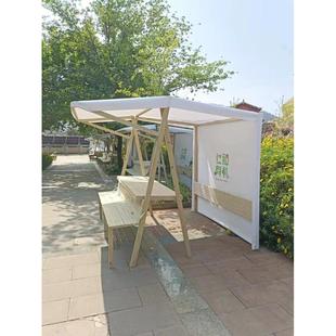 户外集市摊位架折叠展示架移动夜市摆摊木花车布艺创意市集小吃车