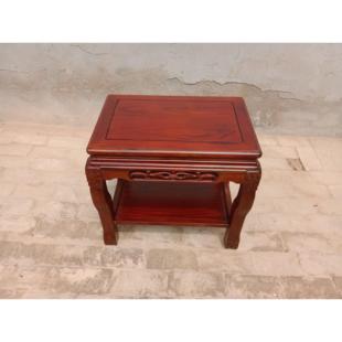 盆景架实木客厅奇石架鱼缸底座架承重型置物架工艺品摆放桌子榆木