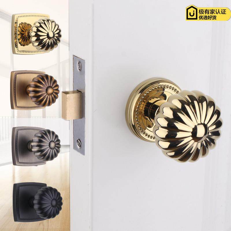 依佰利隐形门锁金色轻奢南瓜把手单面锁室内卧室背景墙隐藏门暗锁,基础建材,机械门锁,淘宝优惠券,粉丝福利购,淘宝优惠卷