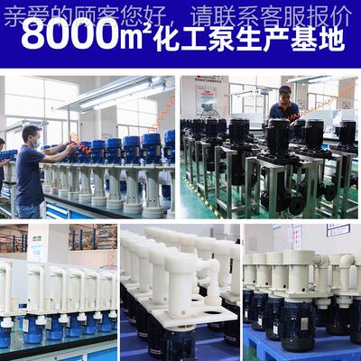 CSY厂家立定制式长轴液下泵 塑料耐酸防化腐下工泵加长立式液泵