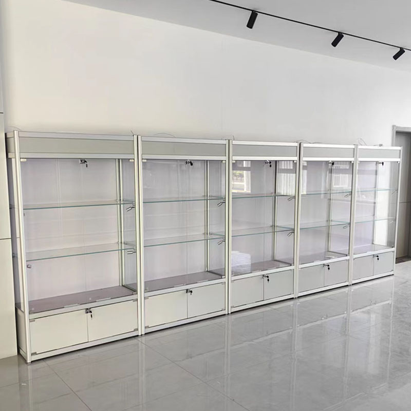 定制玻璃展示柜子透明礼品样品展示柜模型模型产品化妆品货架