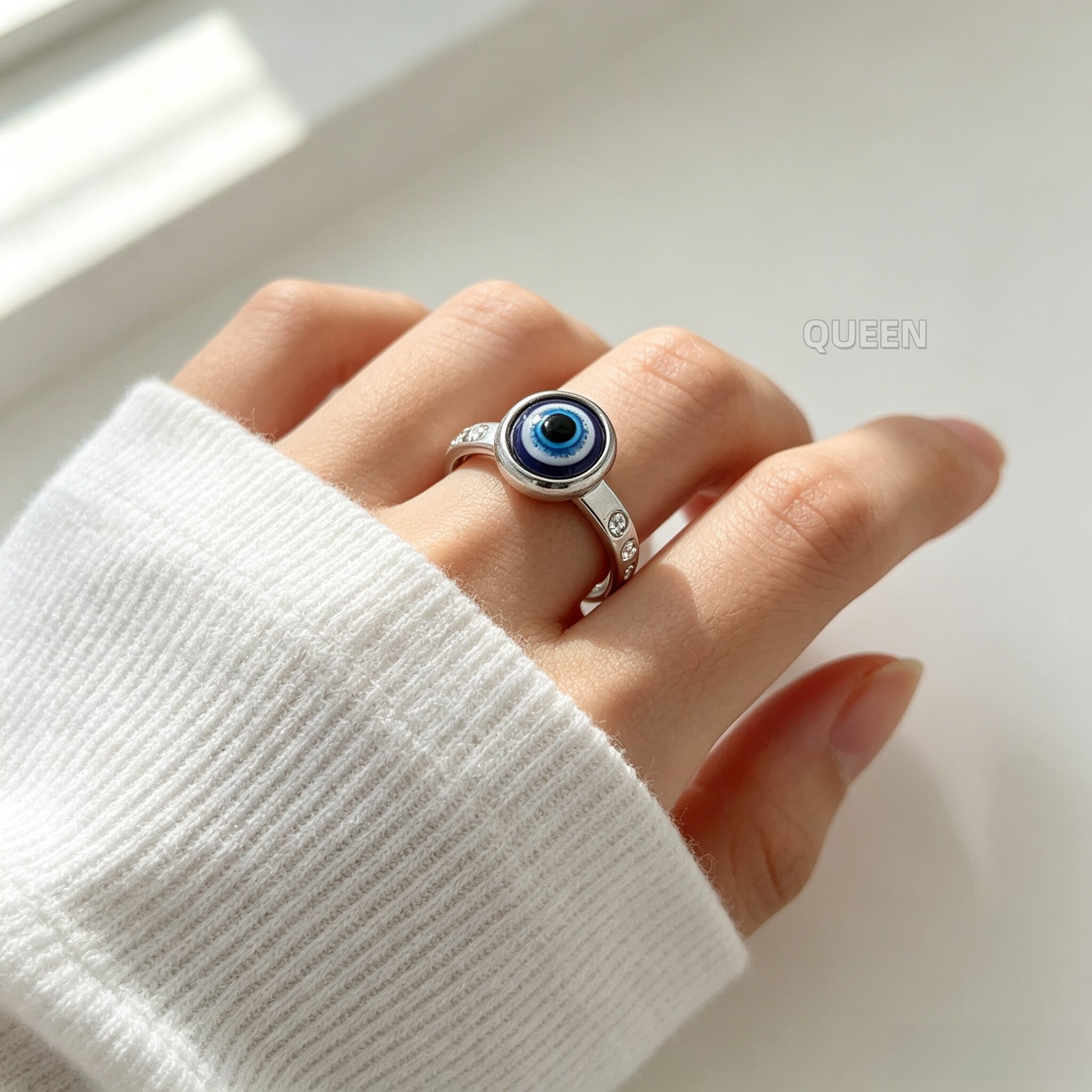 土耳其风格恶魔之眼戒指EvilEye