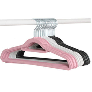 38CM女款女士防滑黑色服装店衣挂衣架女通用长42CM衣架厂家